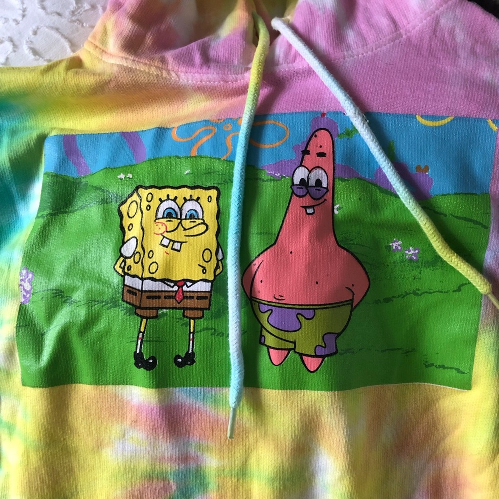 SpongeBob and Patrick Tie-Dye Hoodie